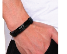 Load image into Gallery viewer, Engraved Leather Bracelet
